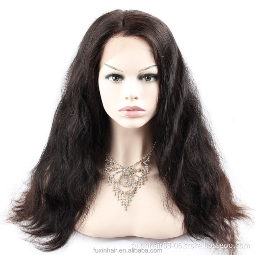Perruque Yaki Straight Thin Skin Transparent Full Lace Wig Preplucked Swiss Lace Frontal Malaysian Hair wig